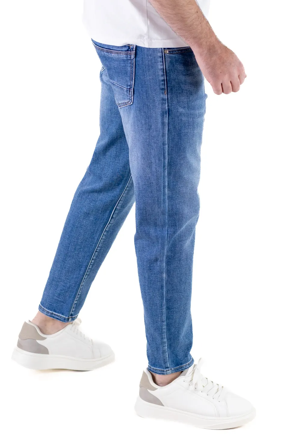 Blugi barbati Capri Fit – albastru denim modern [4]