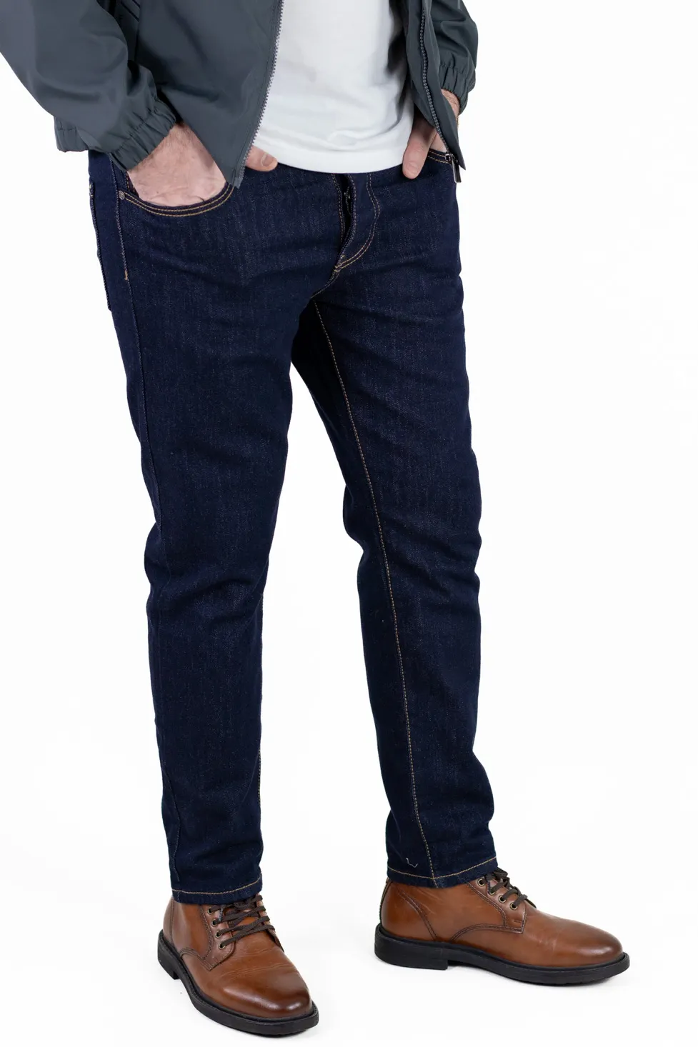 Blugi bărbați regular fit, albastru indigo [7]