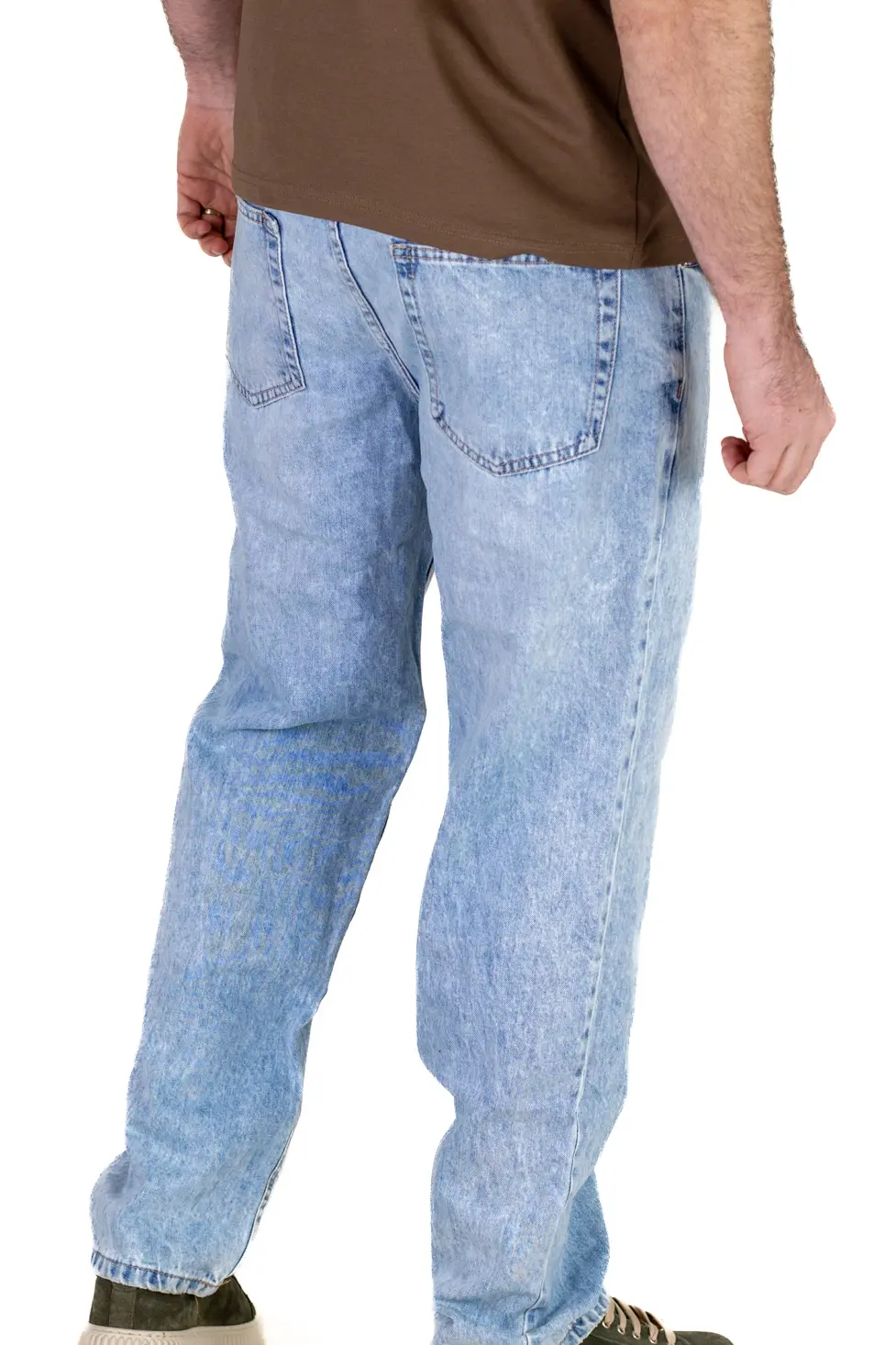 Blugi Bărbați Baggy Fit Albastru Vintage – Stil Retro Streetwear [9]