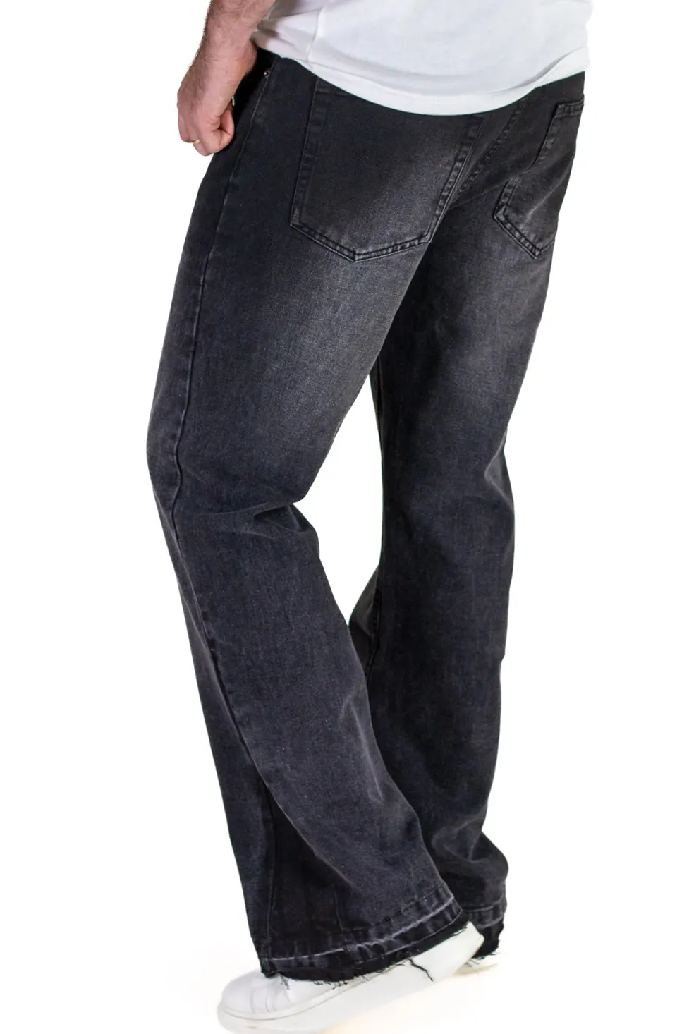 Blugi barbati straight-fit gri [2]
