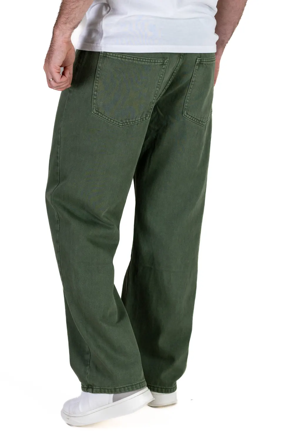 Blugi barbati straight-fit verde măsliniu [5]