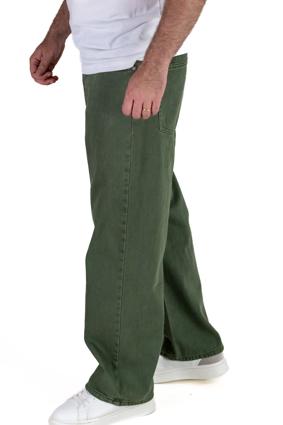 Blugi barbati straight-fit verde măsliniu [1]