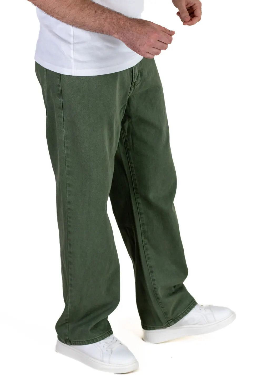 Blugi barbati straight-fit verde măsliniu [3]