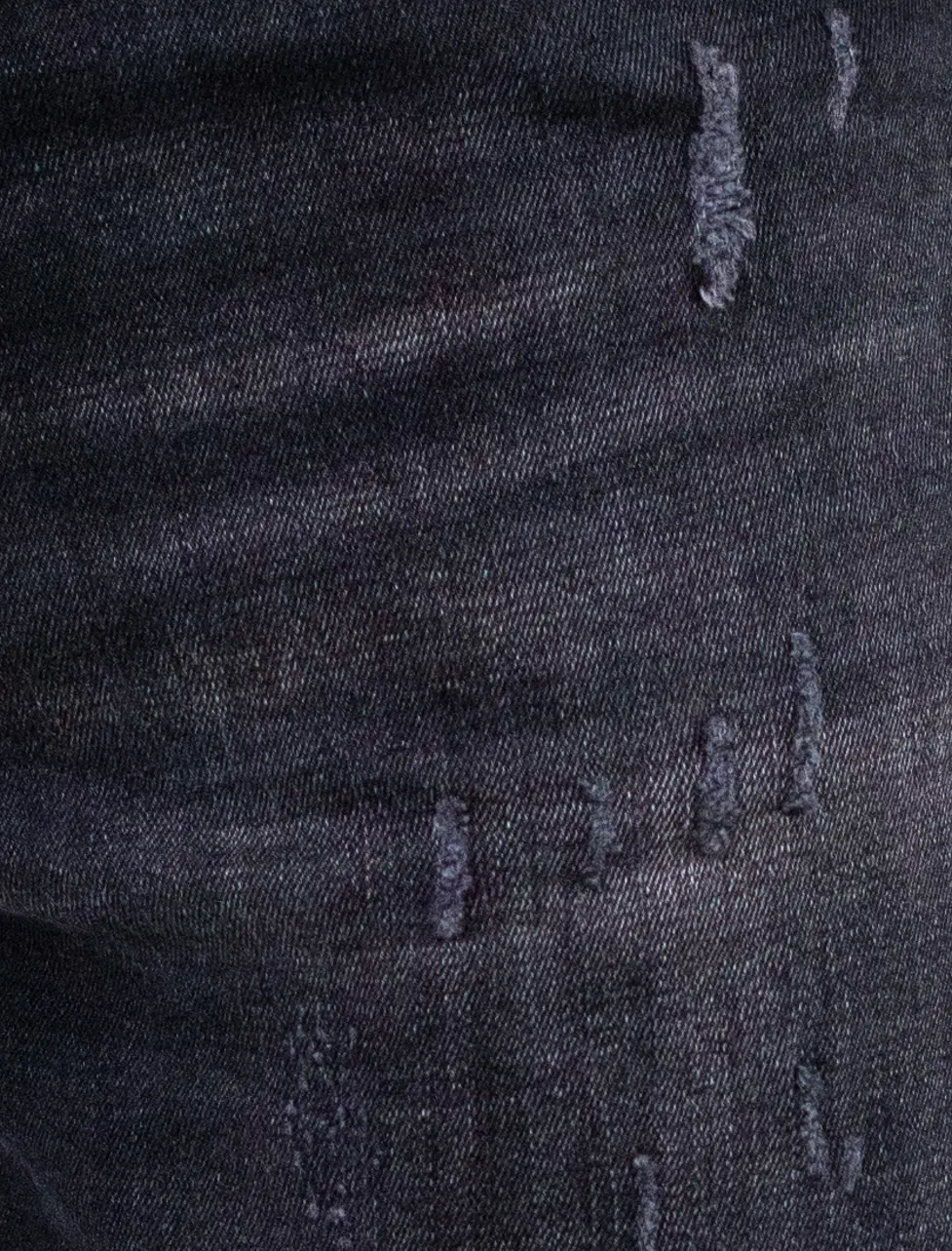 Blugi skinny fit negri pentru bărbați, din denim premium [6]