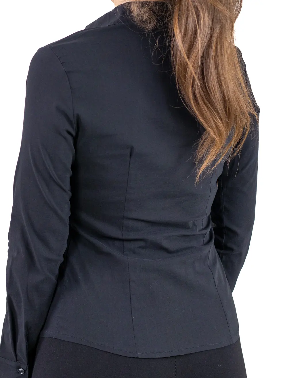 Cămașă neagră damă din material elastic [3]