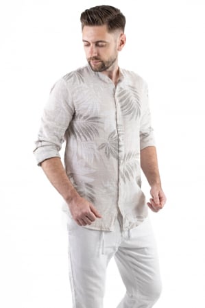 Camasi slim fit - Camasa barbati din bumbac texturat Dubai