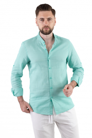 Camasa verde aqua barbati din in [1]