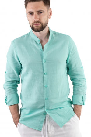 Camasa verde aqua barbati din in [7]
