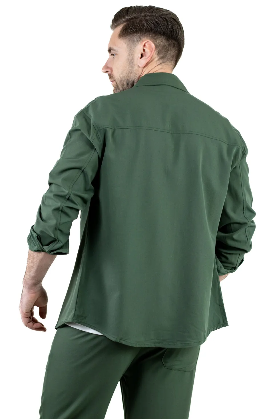 Compleu verde de vara barbati - Lejer si Aerisit [8]