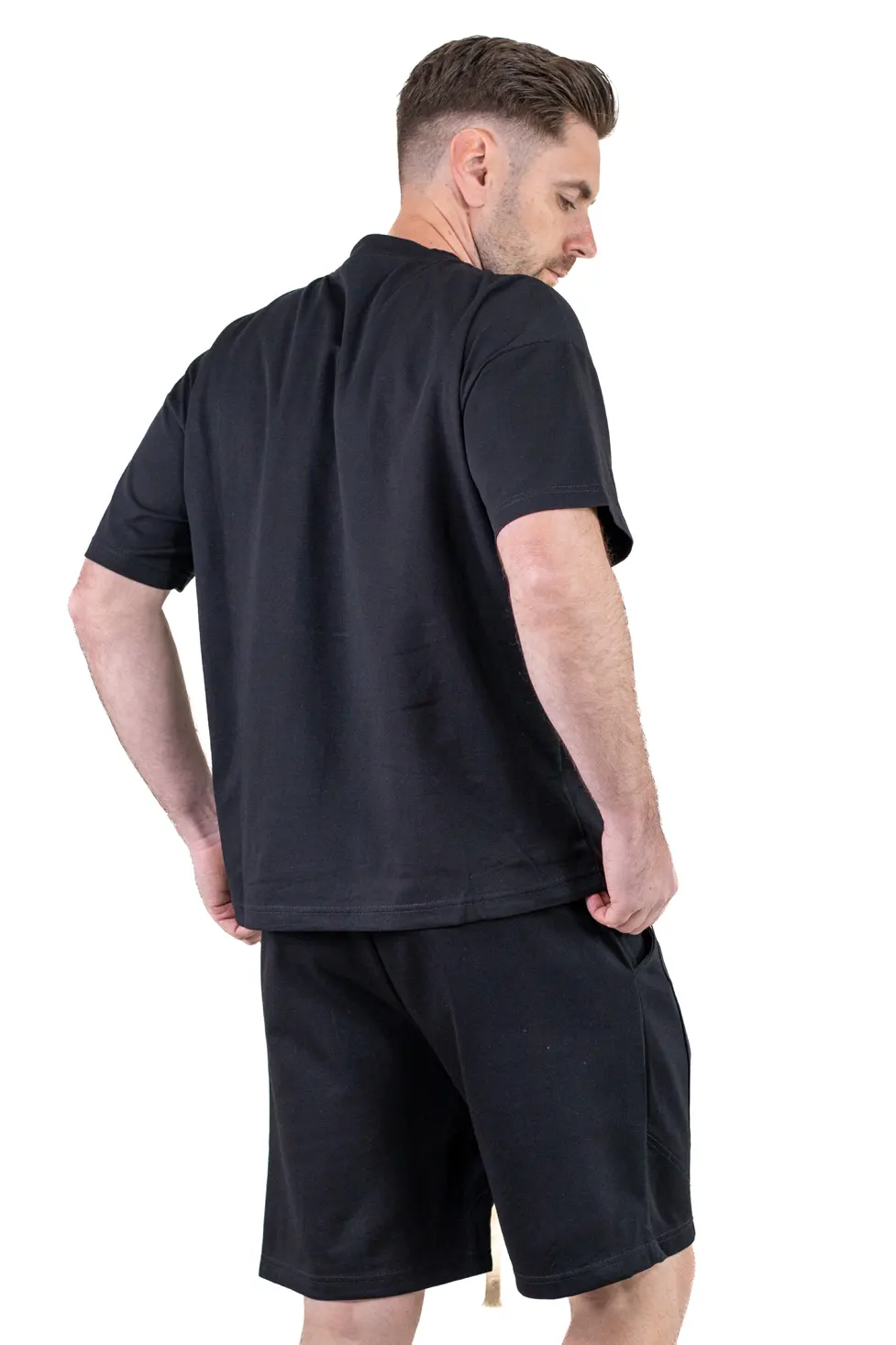 Compleu barbati negru, Ultra-Moale, cu broderie Trend [1]