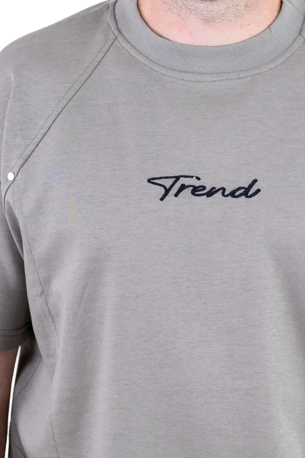 Compleu barbati gri, Ultra-Moale, cu broderie Trend [1]