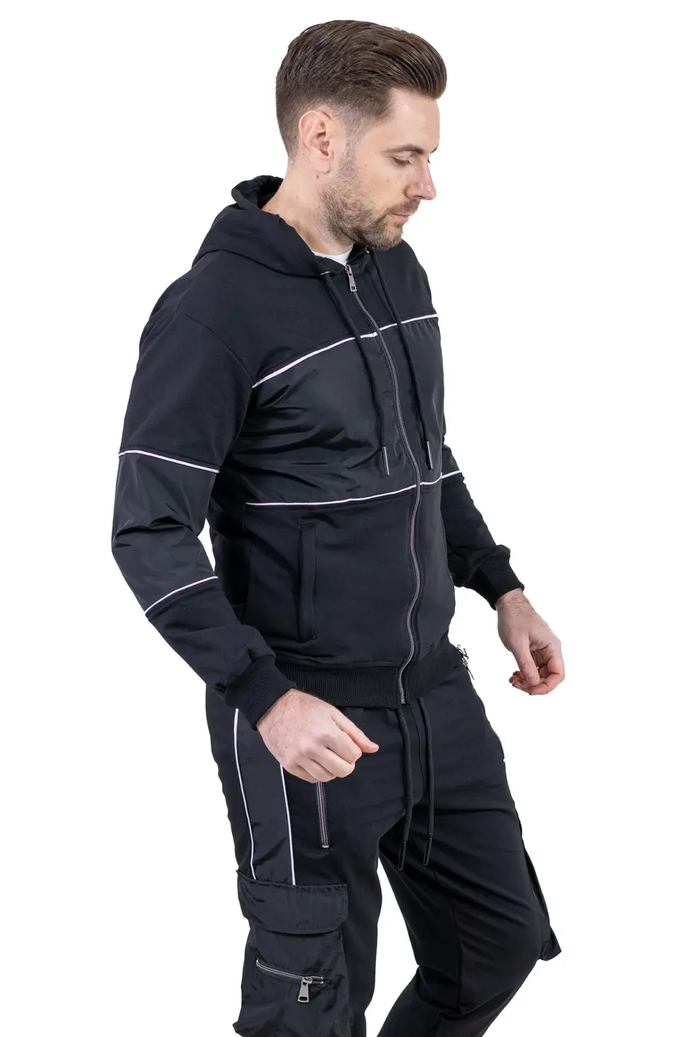 Trening urban cu multiple buzunare negru [5]