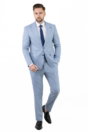 COSTUME - Costum albastru elegant de vara pentru bărbați