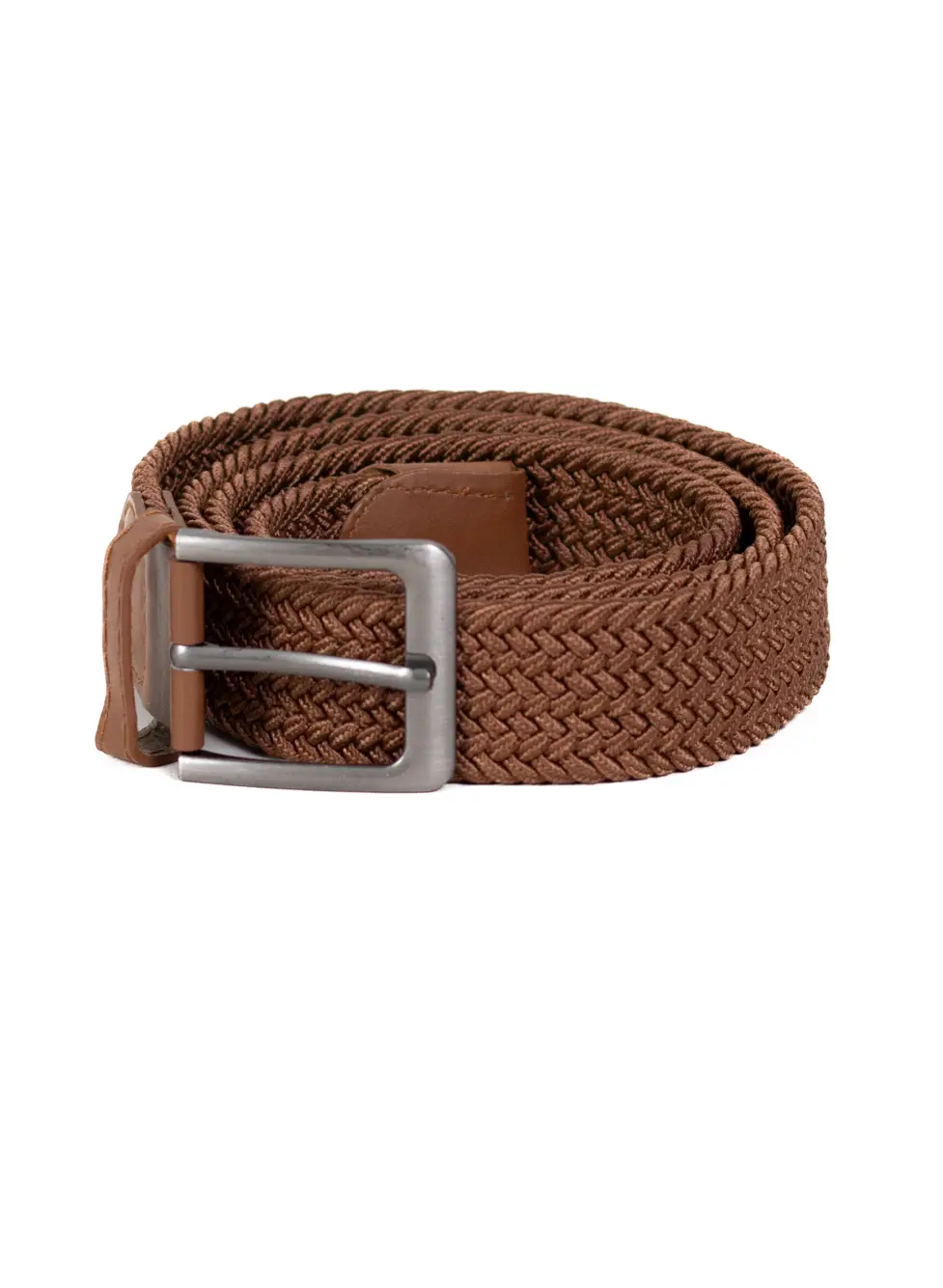 Barbati - Curea de vara elastică cafenie