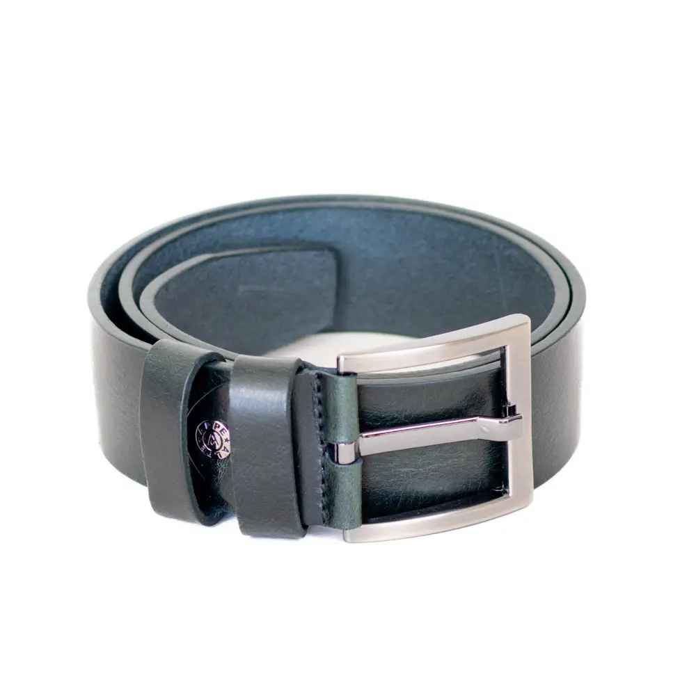 Barbati - Curea piele barbati verde degrade