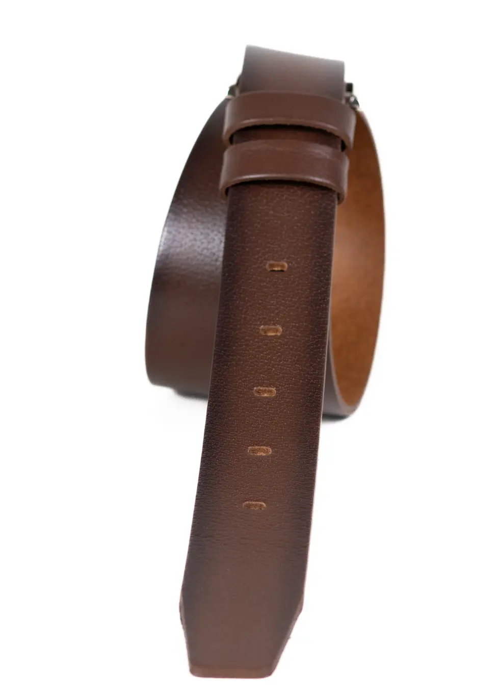 Curea piele barbati maro inchis degrade [1]
