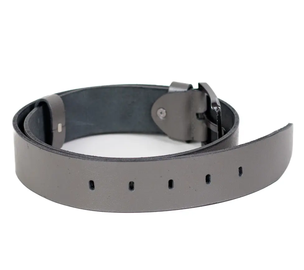 Curea piele barbati gri [3]