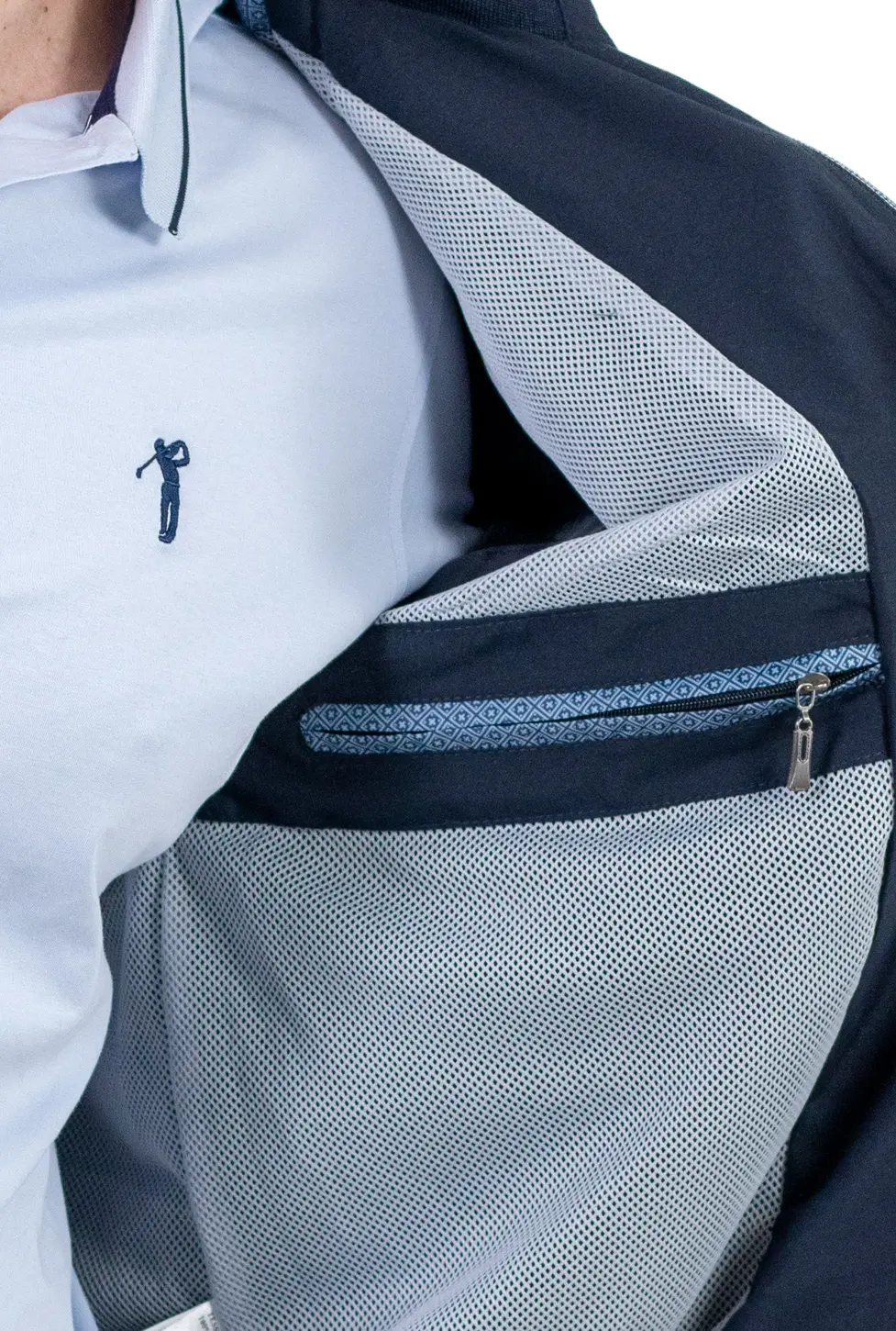 Geaca bleumarin usoara de vara [9]