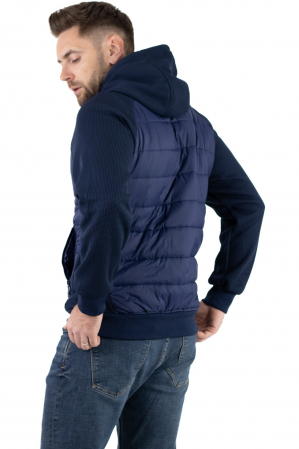 Geaca subtire cu maneci din tricot sii gluga [4]