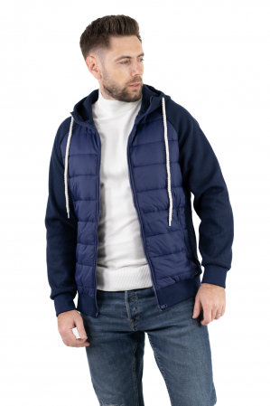 Geaca subtire cu maneci din tricot sii gluga [5]