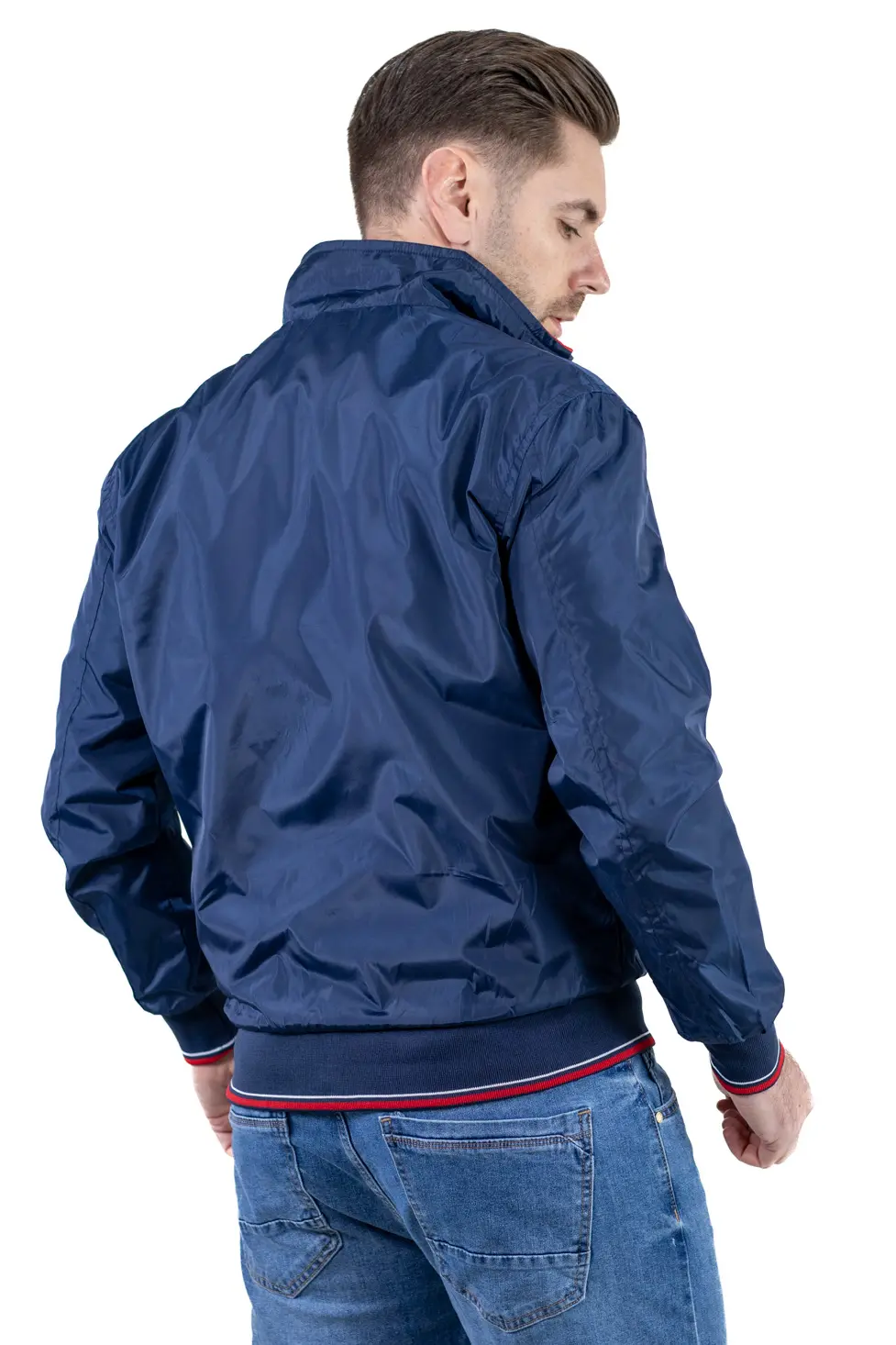 Geaca barbati subtire tip foita bleumarin [3]