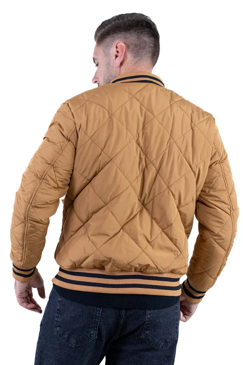 Geacă Camel bărbați reversibilă – catifea & matlasat [5]