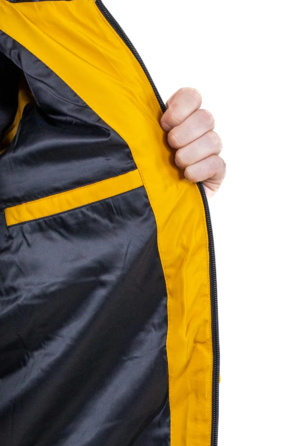 Geacă schi bărbați galbenă cu buzunare multiple [3]