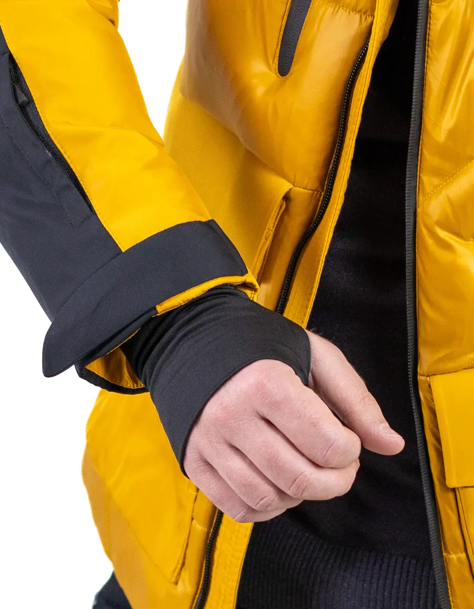 Geacă schi bărbați galbenă cu buzunare multiple [7]