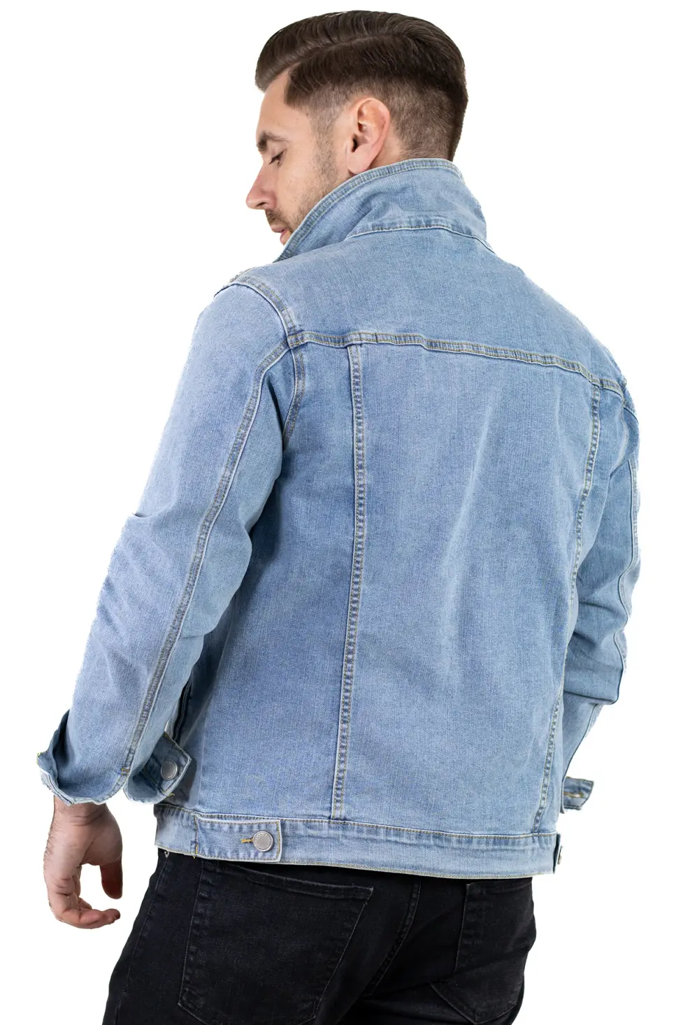 Geaca de blug albastru denim [3]