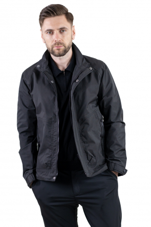 Promotii - Geaca neagra subtire eleganta impermeabila