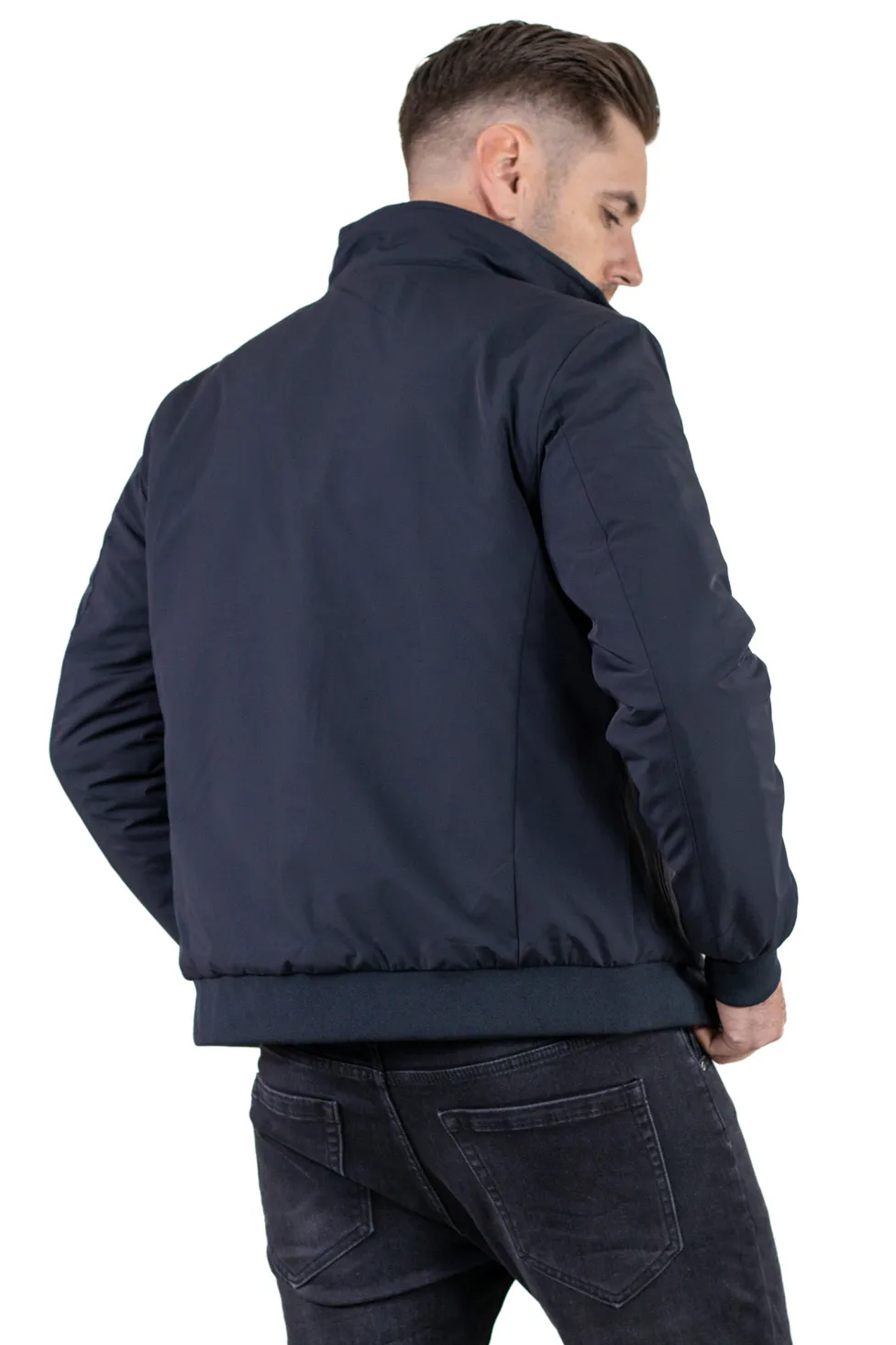 Geacă reversibilă 2 în 1, impermeabilă, Bleumarin/Verde [9]