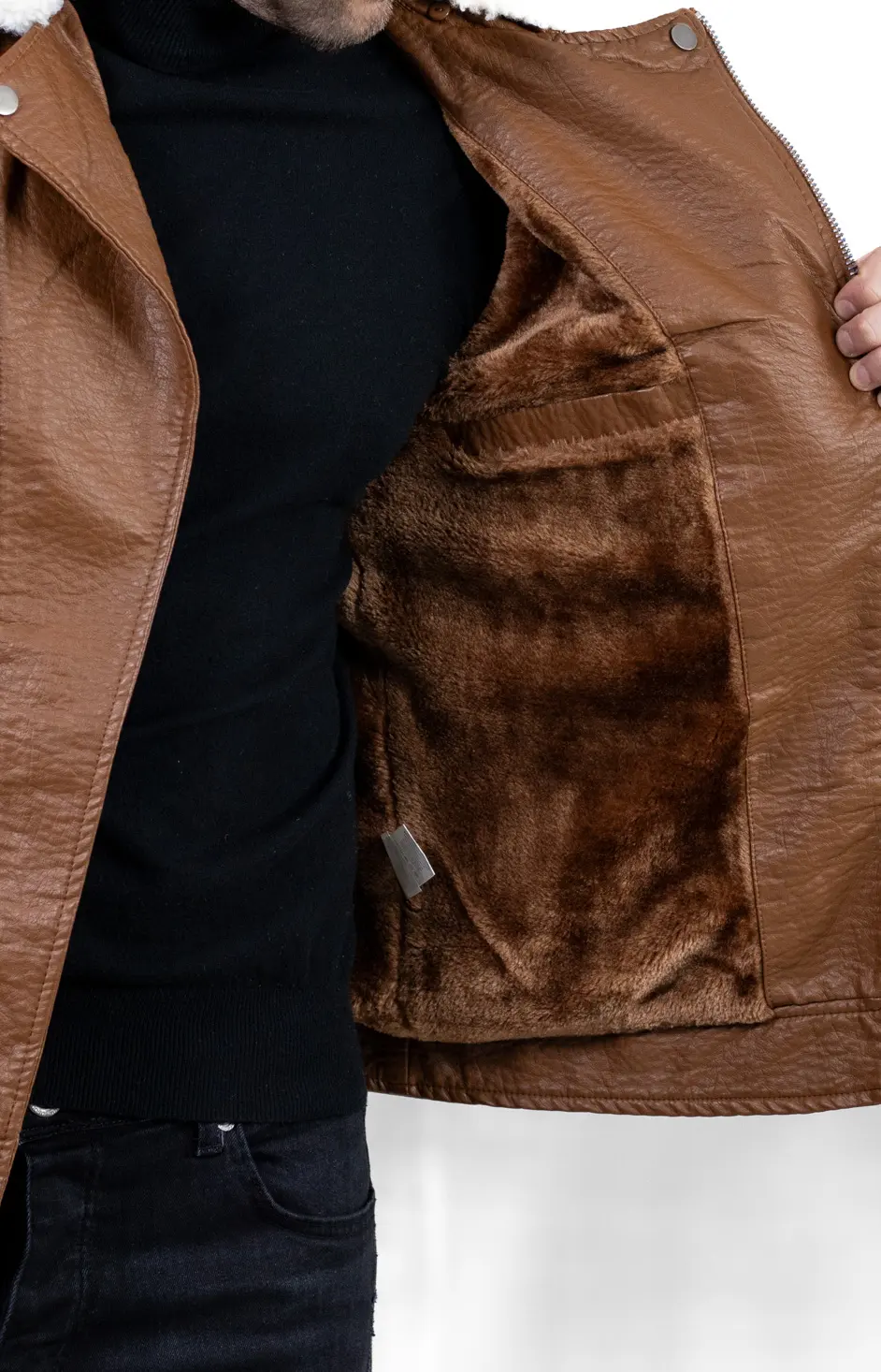 Geacă roșie bărbați cu glugă fixă [8]