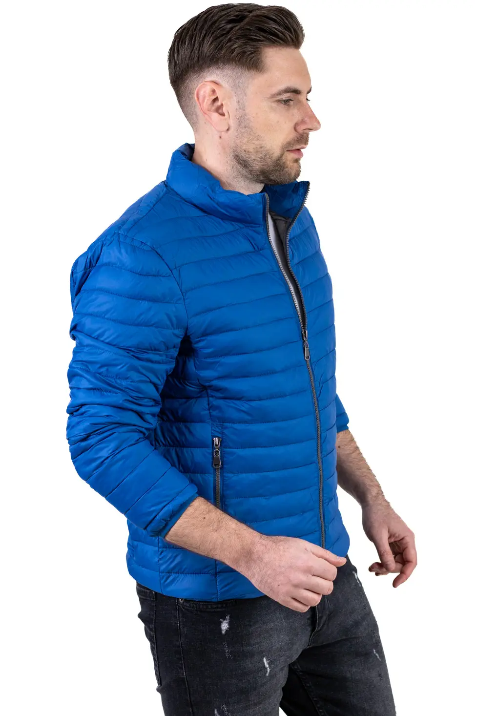 Geacă ușoară matlasată bleumarin bărbați [2]