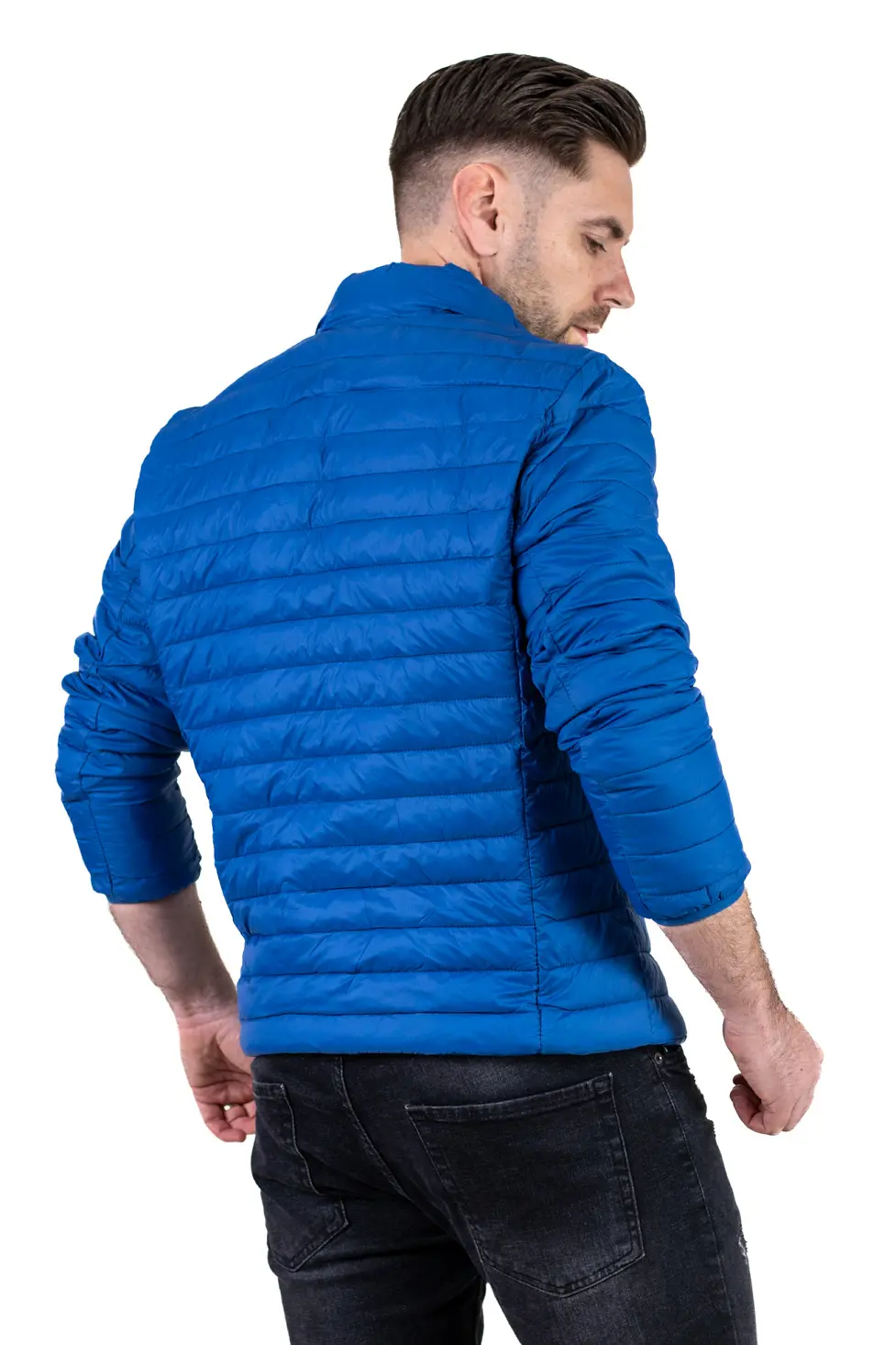 Geacă ușoară matlasată bleumarin bărbați [3]