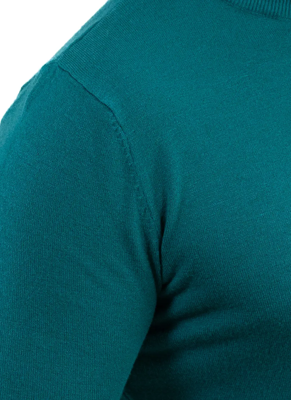 Maletă bărbați verde petrol cu guler semi-înalt – material fin și elastic [6]