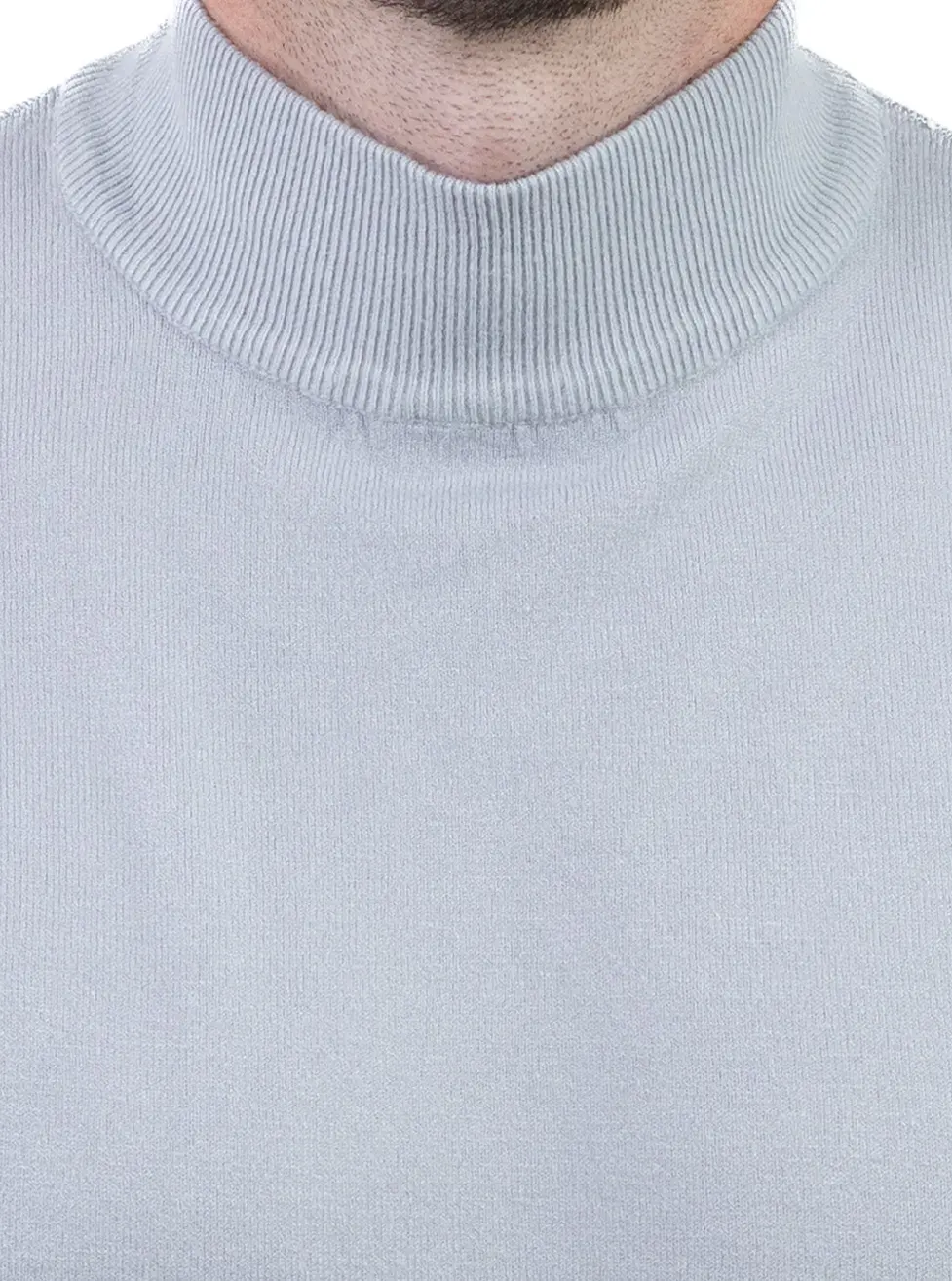 Maletă bărbați gri deschis cu guler semi-înalt – material fin și elastic [4]