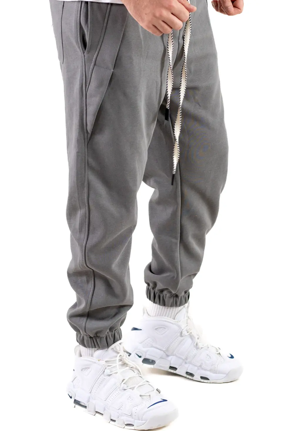 Pantaloni bărbați de trening baggy – gri [1]
