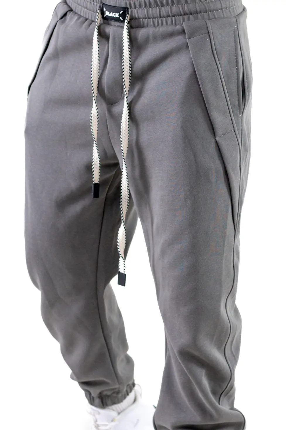 Pantaloni bărbați de trening baggy – gri [4]