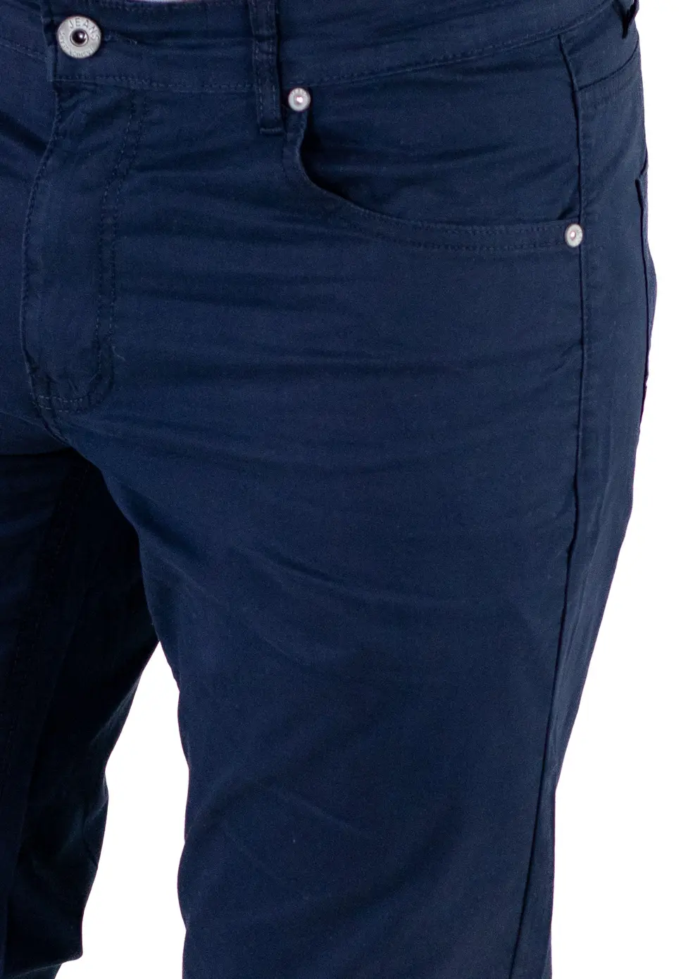 Pantaloni casual barbati - Navy Blue, Regular Fit [5]