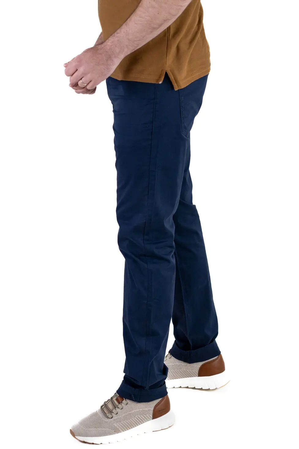 Pantaloni casual barbati - Navy Blue, Regular Fit [8]