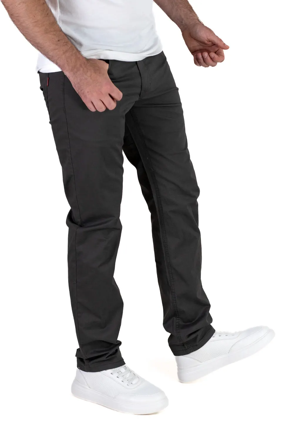 Barbati - Pantaloni casual barbati - negri, Regular Fit