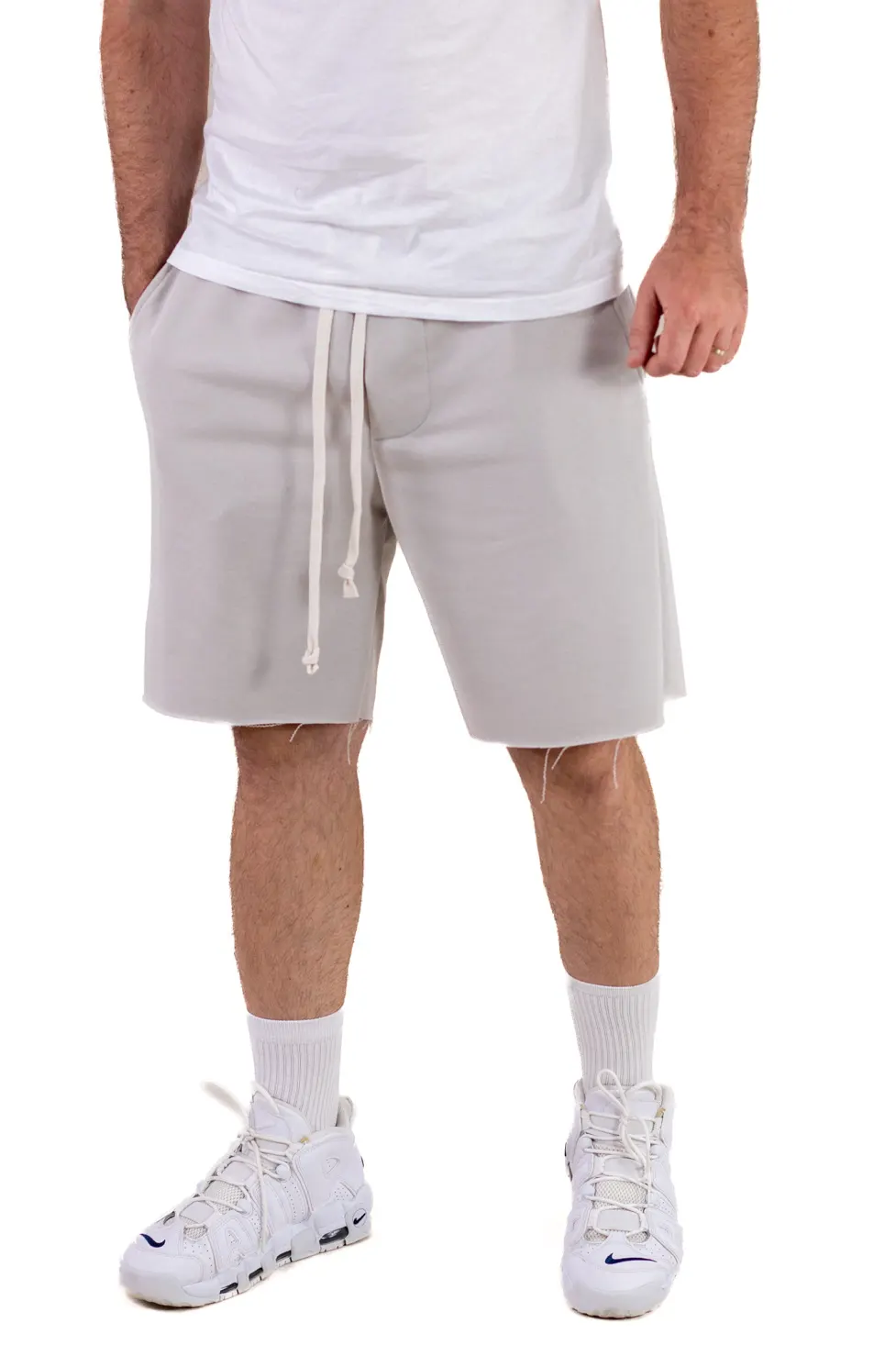 Pantaloni sport - Pantaloni scurți gri premium pentru bărbați