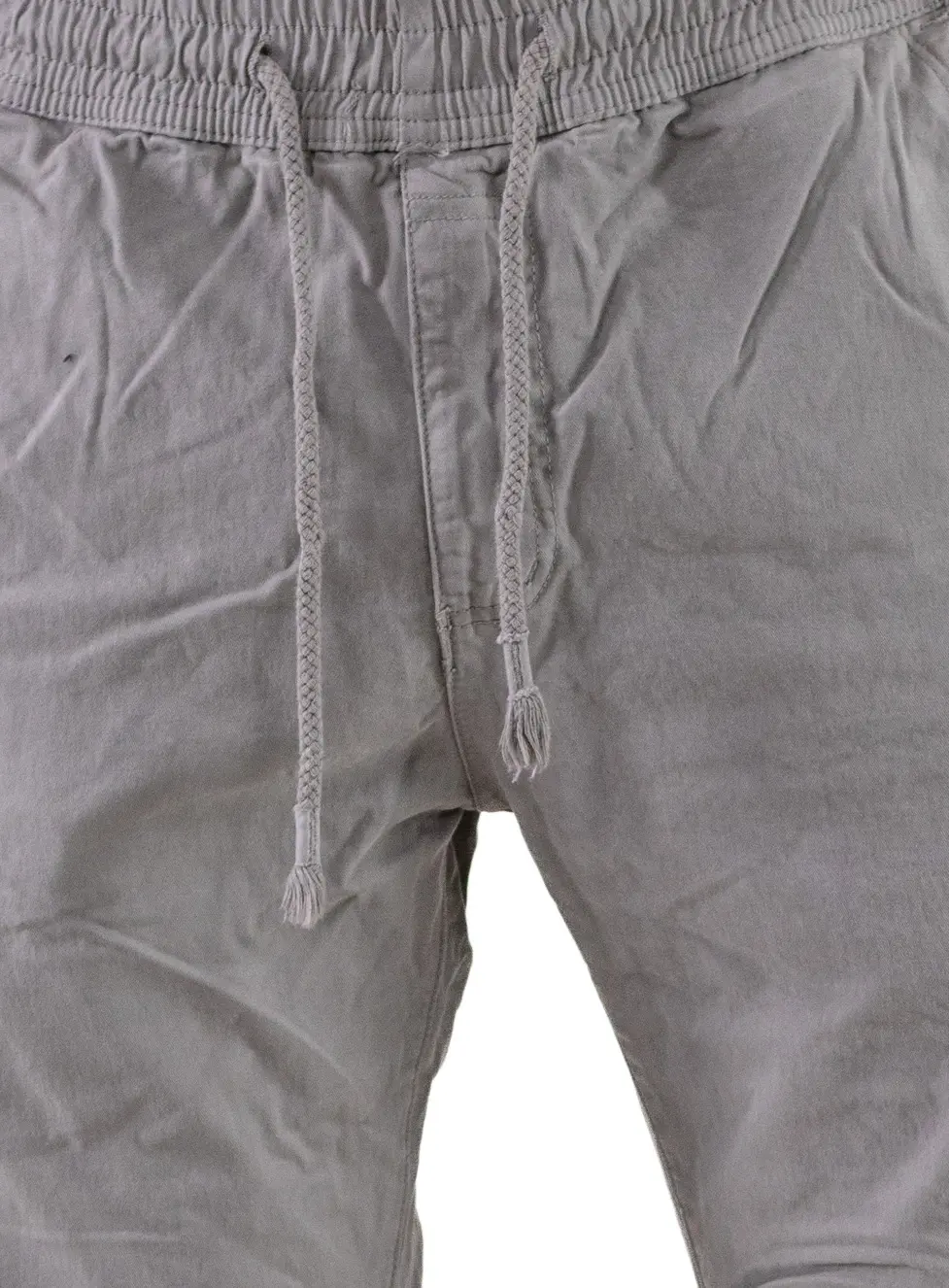 Pantaloni gri slim fit bărbați – bumbac cu elastan | MAXWEAR [4]