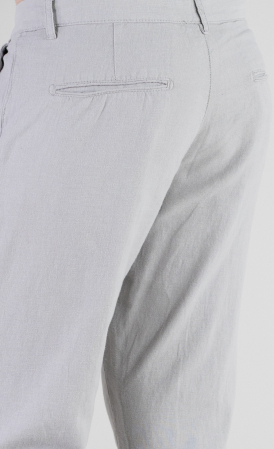 Pantaloni lungi din in regular fit gri clasici [8]