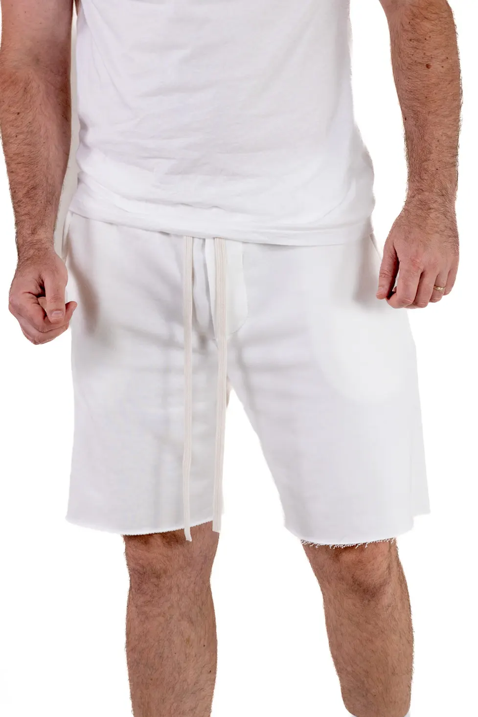 Pantaloni scurți albi premium pentru bărbați [1]