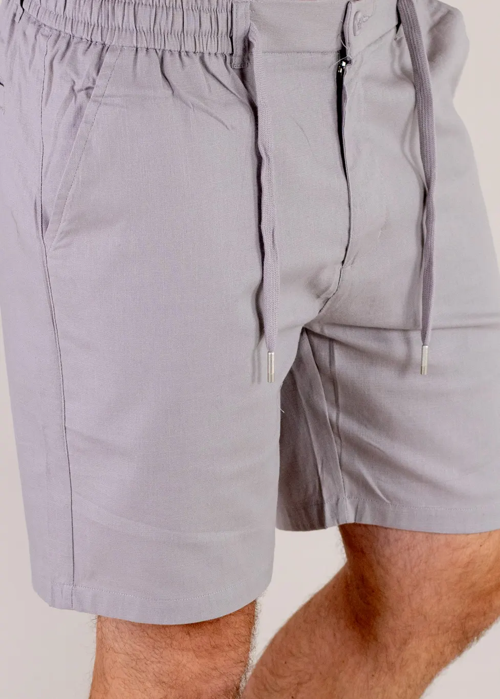 Pantaloni scurti gri din bumbac [1]