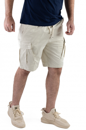 Pantaloni scurti bej cargo [8]