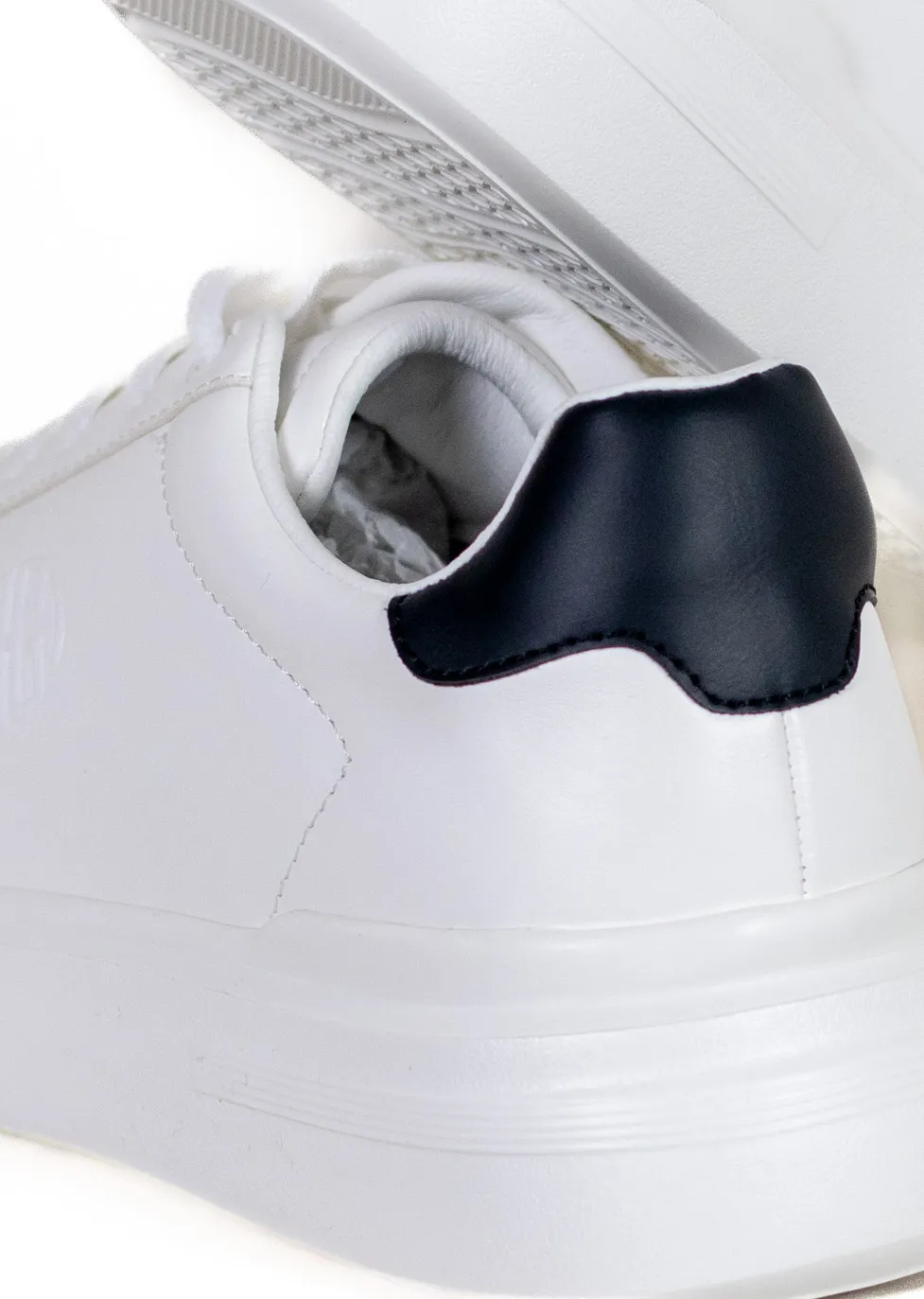 Pantofi casual albi cu negru [5]