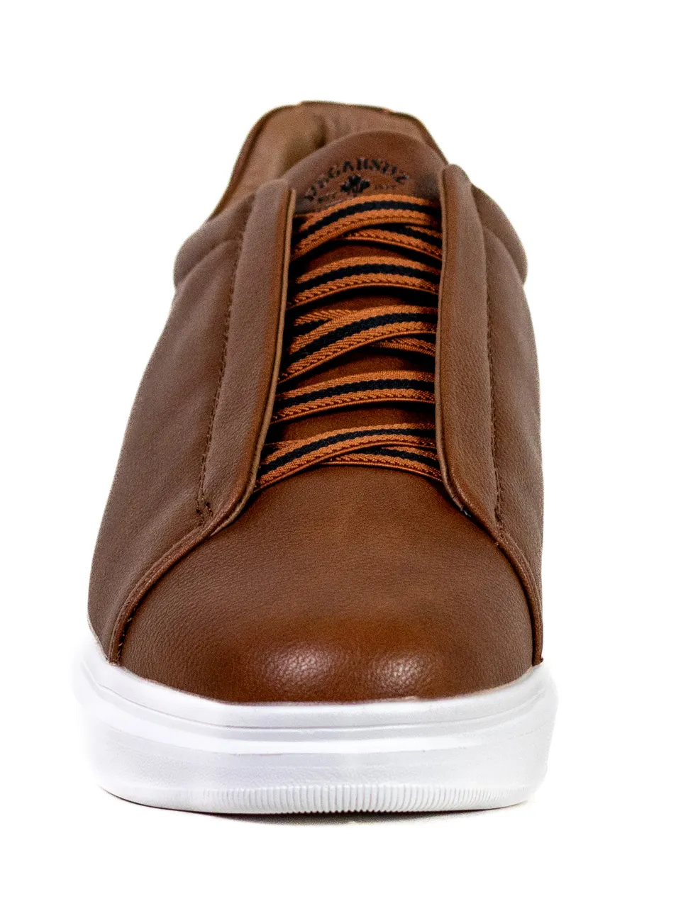 Pantofi casual maro cu design simplu [2]