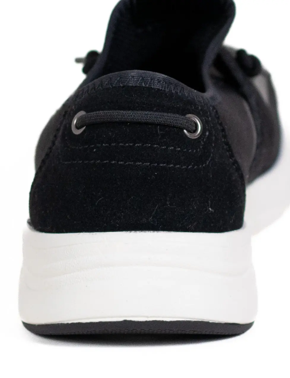 Pantofi Casual Bărbați Slip-On, Material Textil Respirabil, Talpă Ultra-Flexibilă, Negru/Alb [6]